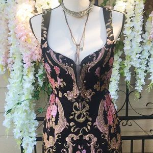 For Love and Lemons Embroidered Baroque Dress